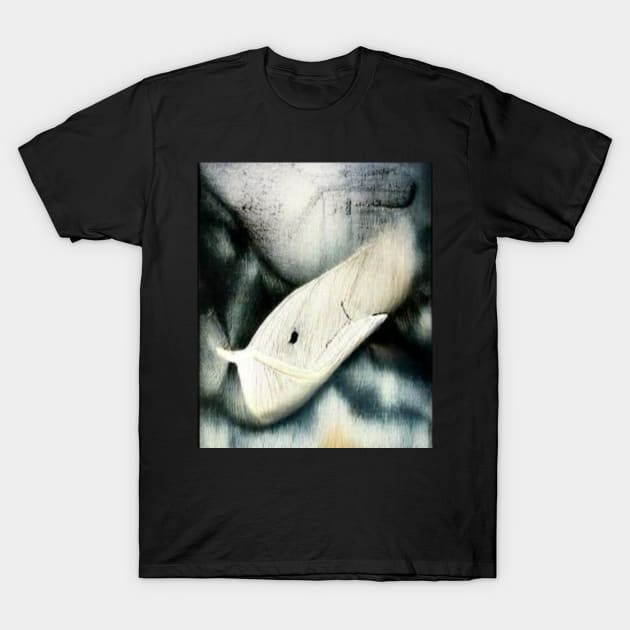 Moby Dick Abstract Painting T-Shirt by 3ric-